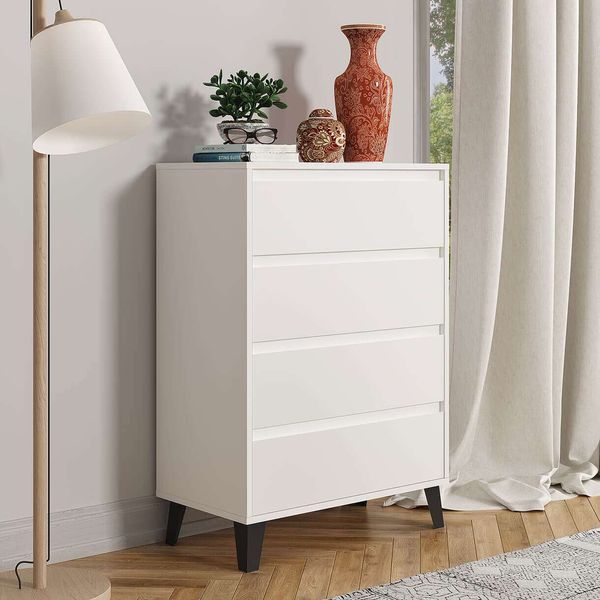 Комод 4S/70 Borg Mebelbos білий MBOS15042-BI фото