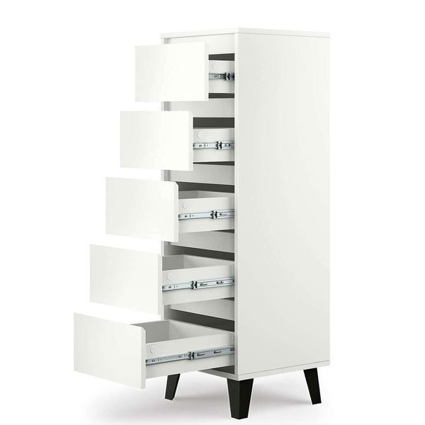 Комод 5S/40 Borg Mebelbos білий MBOS15043-BI фото