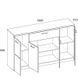 Комод 4D1S Doorset Mebelbos MBOS13259 фото 2