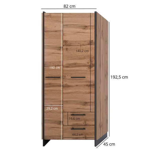 Шафа 2D2S/45 Amino Mebelbos MBOS15004 фото