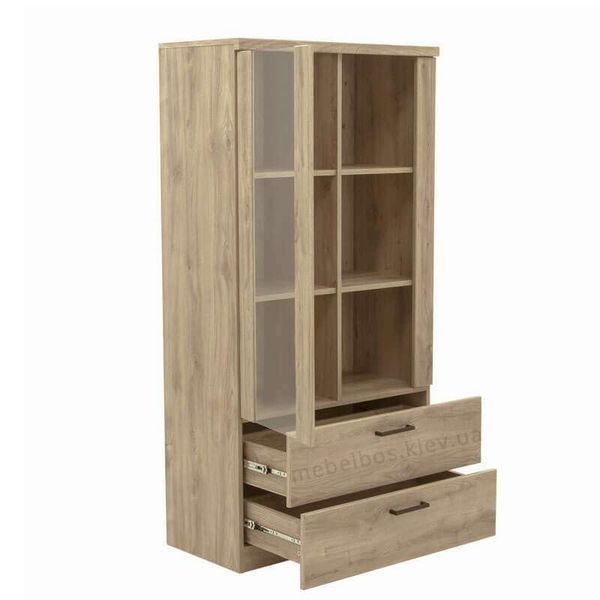 Витрина низкая 1W2S Doorset Mebelbos MBOS13262 фото