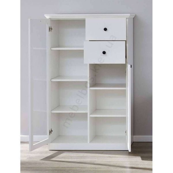 Вітрина з підсвіткою 1D1W2S Brandson Mebelbos MBOS10534+4LED фото