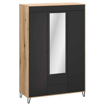 Шафа з дзеркалом 3D2S Bellano Mebelbos MBOS15034 фото