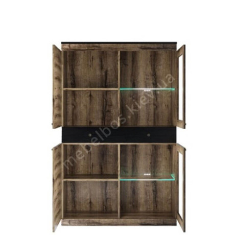 Вітрина низька 2D2W1S Jagger Mebelbos | ДЖАГГЕР Мебельбос