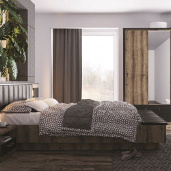 Ліжко 160 з м'яким узголів'ям та підйомним механізмом Jagger Mebelbos