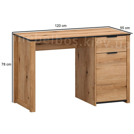 Стол письменный 1D1S/120 Helix Mebelbos | ХЕЛИКС Мебельбос