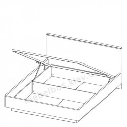 Ліжко 160 з підйомним механізмом Jagger Mebelbos