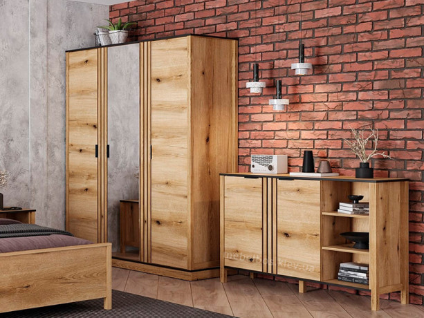 Шафа із дзеркалом 3D Helix Mebelbos | ХЕЛІКС Мебельбос