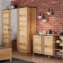 Шафа із дзеркалом 3D Helix Mebelbos