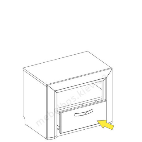 Тумба прикроватная 1S Olivia Mebelbos | ОЛИВИЯ Мебельбос