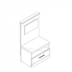 Тумба прикроватная 1S Jagger Mebelbos