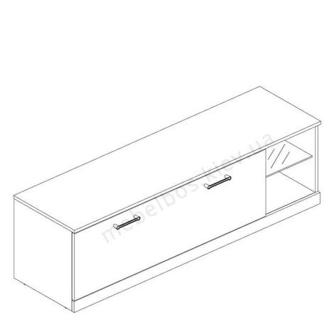 Тумба під телевізор 1S/155 Jagger Mebelbos | ДЖАГГЕР Мебельбос