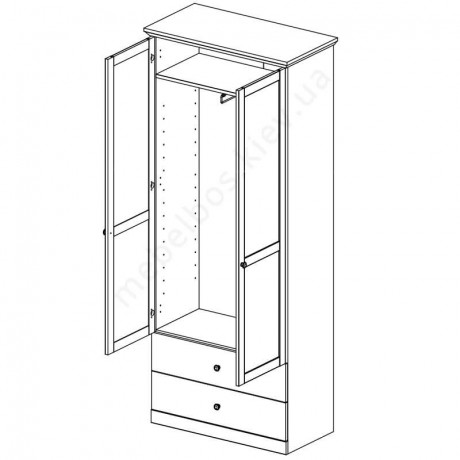 Шкаф 2D2S Brandson Mebelbos | БРЕНДСОН Мебельбоc