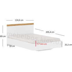 Ліжко 120 Vigo Mebelbos