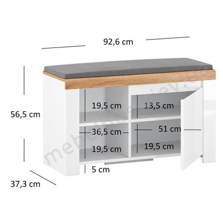 Тумба для взуття 1D Vigo Mebelbos | ВИГО Мебельбос