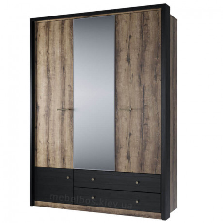 Шафа с дзеркалом 3D2S Jagger Mebelbos | ДЖАГГЕР Мебельбос