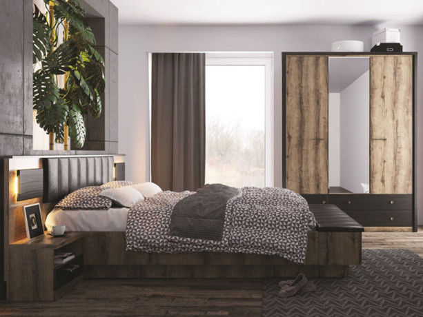 Шафа с дзеркалом 3D2S Jagger Mebelbos | ДЖАГГЕР Мебельбос