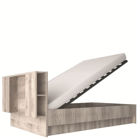 Ліжко 160 с полицями та підйомним механізмом Jazz Mebelbos | ДЖАЗ Мебельбос