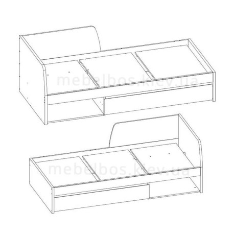 Кровать 90 Jazz Mebelbos | ДЖАЗ Мебельбос