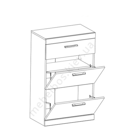 Тумба для взуття 2K1S Oskar Mebelbos | ОСКАР Мебельбос ЗНЯТI З ВИРОБНИЦТВА