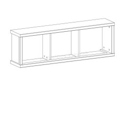 Стелаж навісний 120 Jazz Mebelbos