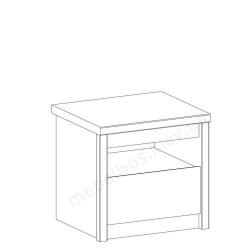 Тумба прикроватная 1S Jazz Mebelbos