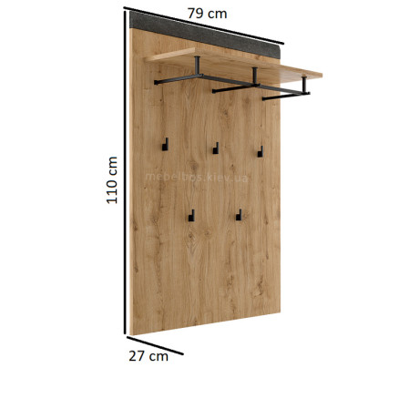 Вешалка 80 Grace Mebelbos | ГРЕЙС Мебельбос СНЯТА С ПРОИЗВОДСТВА