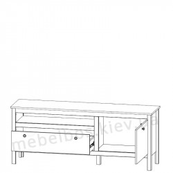 Тумба під телевізор 1D1S/150 Loft Mebelbos