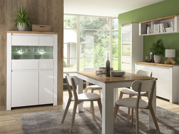 Вітрина низька 2D2W Vigo Mebelbos | ВИГО Мебельбос