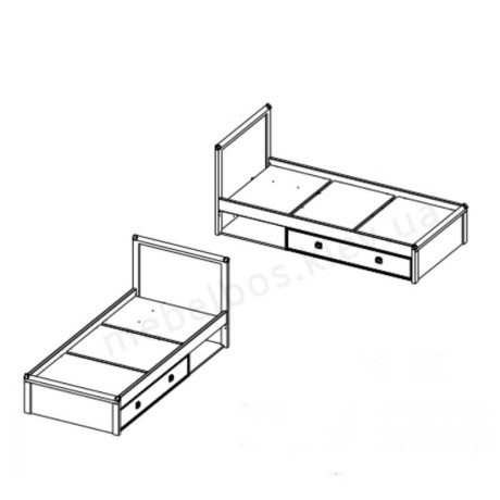 Кровать 1S/90 Magellan Mebelbos | МАГЕЛЛАН Мебельбос СНЯТА С ПРОИЗВОДСТВА