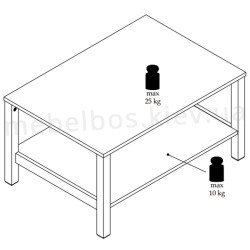 Стіл журнальний 80 Helix Mebelbos