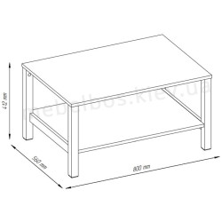 Стіл журнальний 80 Helix Mebelbos