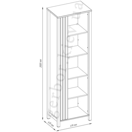 Стелаж Helix Mebelbos | ХЕЛІКС Мебельбос