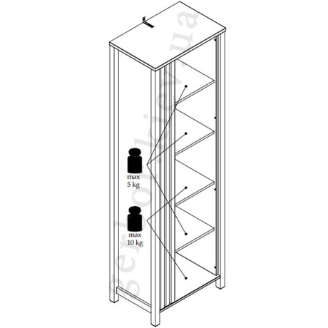 Стелаж Helix Mebelbos | ХЕЛІКС Мебельбос