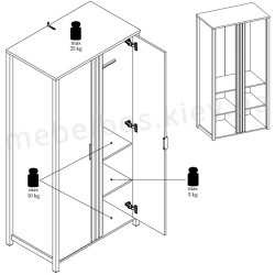 Шафа 2D Helix Mebelbos