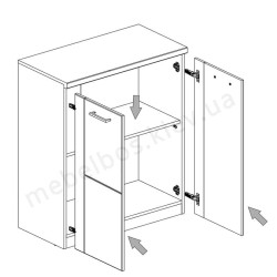 Тумба 2D Doorset Mebelbos