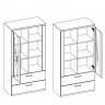 Вітрина низька 1W2S Doorset Mebelbos | ДОРСЕТ Мебельбос
