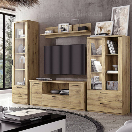 Вітрина низька 1W2S Doorset Mebelbos | ДОРСЕТ Мебельбос