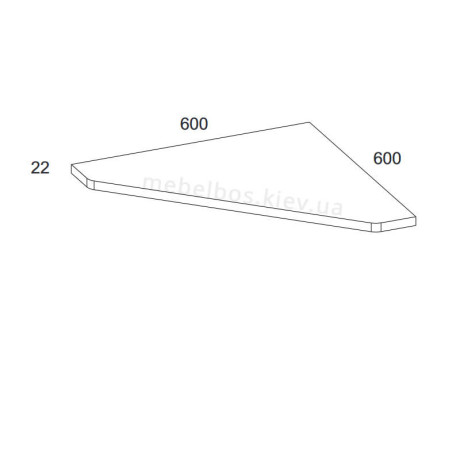 З'єднувач столiв кутовий Doorset Mebelbos | ДОРСЕТ Мебельбос