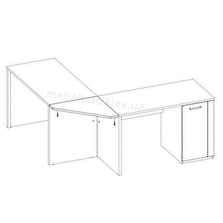 З'єднувач столiв кутовий Doorset Mebelbos | ДОРСЕТ Мебельбос