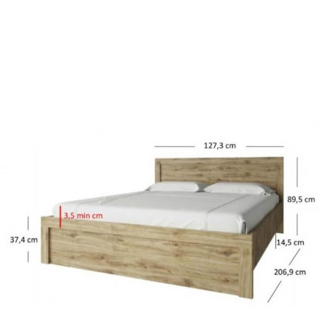 Ліжко 120 Doorset Mebelbos | ДОРСЕТ Мебельбос