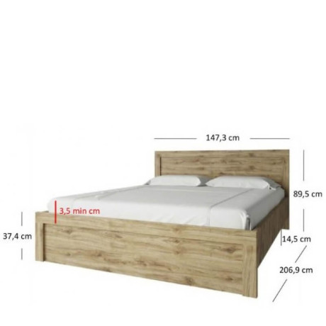 Ліжко 140 Doorset Mebelbos | ДОРСЕТ Мебельбос