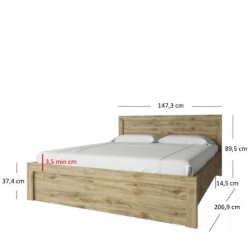 Ліжко 140 Doorset Mebelbos