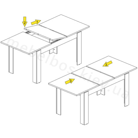 Стол обеденный 130/175 Sapori Mebelbos | САПОРИ Мебельбос