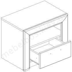 Тумба приліжкова 1S Sapori Mebelbos
