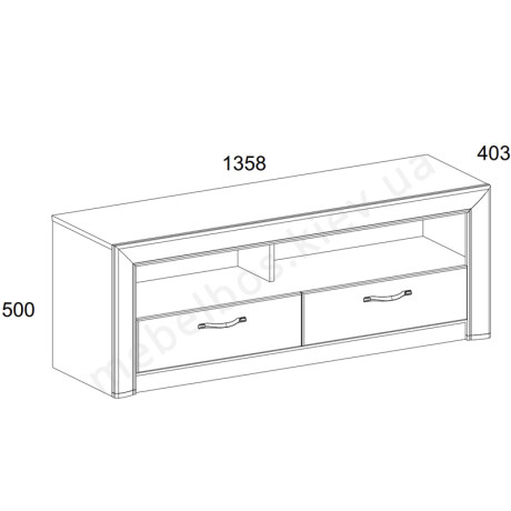 Тумба под телевизор 2S Sapori Mebelbos | САПОРИ Мебельбос