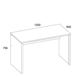Стіл письмовий 120 Doorset Mebelbos