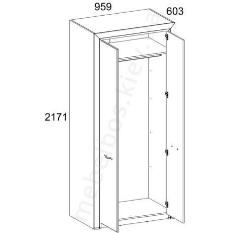 Шафа 2D Sapori Mebelbos | САПОРІ Мебельбос