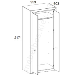 Шафа 2D Sapori Mebelbos