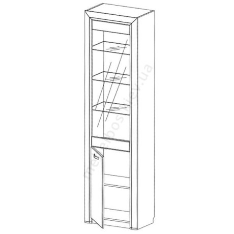 Вітрина 1D1W/60 Olivia Mebelbos | ОЛIВIЯ Мебельбос